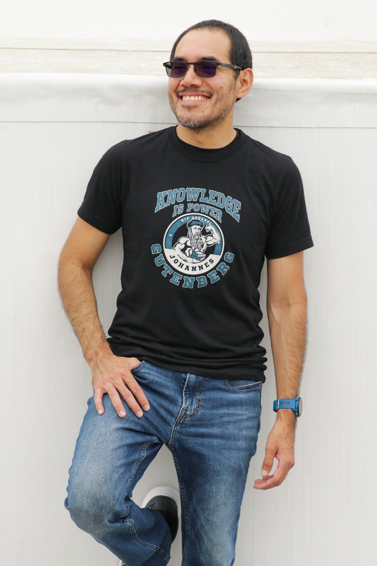 Johannes Gutenberg T-Shirt BLACK