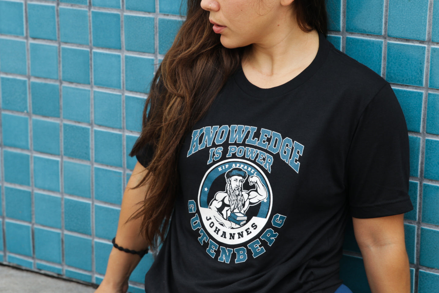 Johannes Gutenberg T-Shirt BLACK